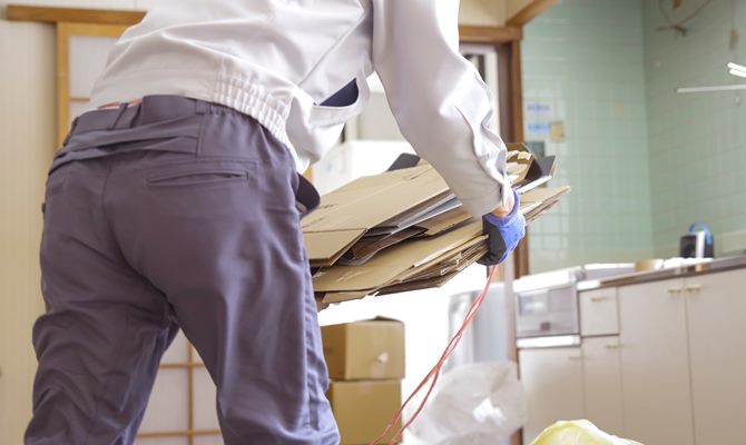 仕分け・買取・清掃まで窓口一つで